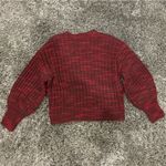 Parker Caims Ribbed Crewneck Sweater, Size XS​​​​​​​​​​ Red Photo 2