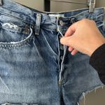 AGOLDE  Parker Cut Off Denim Shorts Swapmeet Dark Size 25 Photo 3