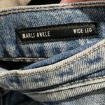 NWT Edwin Anthropologie Marli Ankle Wide Leg High Waist Mom Jean Sz 31 Blue Photo 6