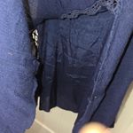 Free People One Priscilla Navy Blue Sleeveless Mini Dress Size Small Photo 5