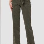 Anthropologie Hudson Utility Straight Ankle Jean with belt Rifle Green 26 NWT Photo 1