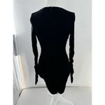 Pinko Dress Sz XS Rouched Party Grunge Holes Black Sexy Cocktail Whimsigoth Emo Photo 6