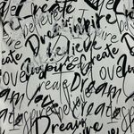 Joseph Ribkoff Short Sleeve Black White Sequin Graffiti Print Tee Size 4 Photo 3