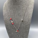 Handmade Y2K Vintage “ I Love School “ Pendant Necklace Photo 3