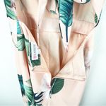 L'ATISTE L’ATISTE Floral Open Back Tie Wide Legs Spaghetti Straps Jumpsuit, Size Small Photo 9