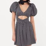 For Love & Lemons  Anya Puff Sleeve Mini Dress NWT $221 Size XS Girly Y2K Festive Photo 0