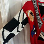 963 Lisa Nichols Football Sweetheart Couple Pullover Heavy Sweater Taylor Swift Red Photo 2