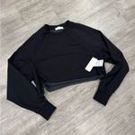 Treasure & Bond  Black Cropped Sweatshirt Photo 4