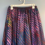 Free People True To You Navy Blue Abstract Print Maxi Skirt Skirt Photo 6