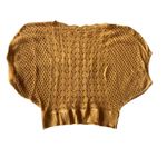 Owls Crochet Sweater Yellow Photo 5