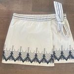 Free People dream away embroidered wrap mini skirt Photo 2