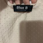 Beige Textured Short Sleeve Romper Size L Photo 2