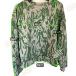 Zella  Green Myrtle Nova Print Sweatshirt Photo 1