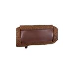 Fossil brown woven raffia shoulder bag Photo 2