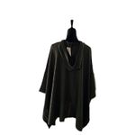 Le Moda Women’s Hooded Poncho Green Gift Size undefined Photo 1