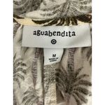 Aguabendita Target Linen Halter Mini Dress Palm Tree Resort Size Medium Photo 6