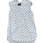 For Cynthia Coastal Lady 100% Linen Swimsuit Cover Up Pop Over Mini Beachy Sz M Photo 6