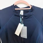 NWT Sea Level Swim Essential Long Sleeved One Piece Swimsuit Navy Blue Size 6 Photo 6