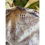 Title Nine Women’s Purple White Damask Print Half Zip Pullover Size XL Photo 1