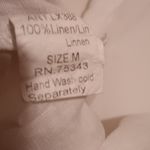 lungo l'arno Lungo L’arno Linen Button Front Blouse-Medium-3/4 Sleeve-Hi Low Hem-Old Money Photo 7