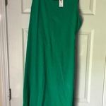 Gap NWT  Kelly Green Tie Back Tall Midi Dress Photo 0