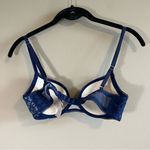 Victoria's Secret ✨ Victoria’s Secret Dream Angel Push Up Bra Blue Lace 32B Photo 5