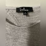 Lulus NWT Lulu’s Gray Sweater Photo 2