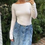 White Stag Y2k western  Blue denim midi skirt sz s  Photo 1