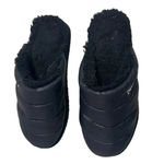 BEARPAW  Puffy Slip-On Slippers Women's Size 10 Non-Slip Black Nylon House Shoes Photo 4