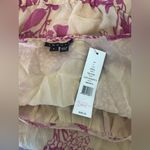 Theory  100% Silk Oriol Dress Floral Empire Waist Babydoll y2k NWT Sz Large *READ Photo 10