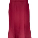 Amsale Makayla Bridesmaid Dress in Ruby Long Elegant Gown size 14 Formal Red Photo 3