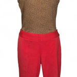 Lands' End  Red Ankle Pants Photo 0