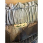 Aerie  Chambray Paperbag Waist Shorts Women's M/M Light Blue Cuffed Rolled Photo 1