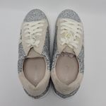 Nature Breeze  Dale Silver Glitter Star Fashion Lace Up Sneakers Size 10 Photo 6