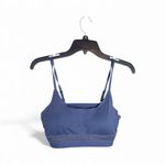 Lucky Brand Women’s Size Medium Seamless Comfort Crop Cami Lounge Bralette Blue Photo 1