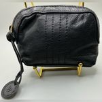 Vintage Wanderers Travel Co Black Soft Leather Venetian Card Wallet/Coin Bag Photo 2
