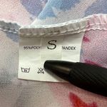 Boutique Womens Kimono Wrap Shrug Shawl Sheer Floral Print Lightweight Small Photo 7