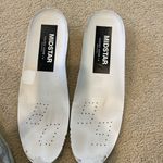 Golden Goose  Gray and White Sneakers with Blue Laces Photo 9