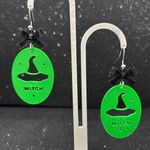 Handmade The Witchy Wink Earrings with Black Bows Photo 2