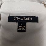 City Studio Champaigne Strapless Wrap Skirt Strapless Dress Size 1 Photo 5