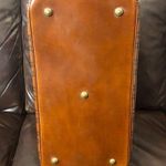 Ralph Lauren Tartan Plaid Brown Green Plaid Doctor's Bag Boston Weekend Suitcase Photo 5