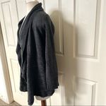 Cable & Gauge  grey front buckle cardigan sweater Photo 1