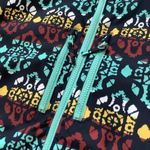 Aperture  Size Medium M Intricate Funky Pattern Blue Snowboard Ski Coat Winter Photo 8