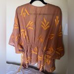 Anthropologie Maeve by  Oversized Boho Adriene Embroidered Kimono Top SIZE XS/S Photo 5