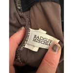 Badgley Mischka  Brown One Piece Wide Strap Ruched Swimsuit Women's Size 12 Beach Photo 4