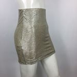 BCBGeneration  Metallic Bodycon Mini Skirt Photo 7