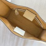 STAUD Rey Croc Embossed Calfskin Leather Shoulder Bag Cream Dust bag 325.00 NEW Photo 6