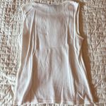Karen Scott White Ribbed Sleeveless Tank Top Size Large Photo 1