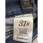 Ariat  Denim Trouser Jeans Womens Size 31R western Bootcut Flare Mid Rise Blue Photo 11