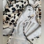 Aerie Leopard Print Wrap One Piece Full Coverage Swimsuit, Size Large Photo 3